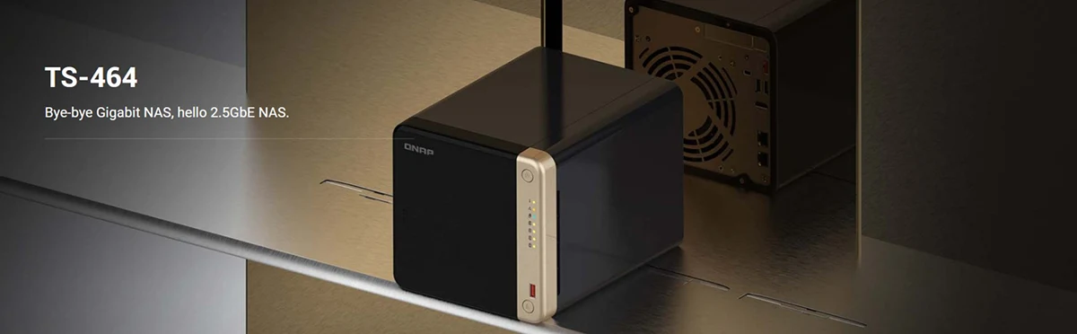 QNAP TS-464-8G 4 Bay Tower Desktop NAS Storage